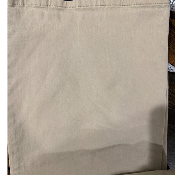 American Eagle Khaki Flare Artist Pants 14 Y2K Boho Stretch Minimalist Soft - Picture 8 of 11